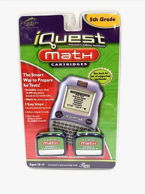 iQuest (from Quantum Leap) Math 5th Grade - Cartridges A & B - Image 1 of 2