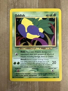 Oddish 68/111 Common Neo Genesis Unlimited Pokemon TCG Card WOTC NM 2000 - Picture 1 of 2
