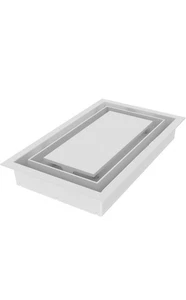 Ventilatore da parete con cornice [Lite+] - 6"x10" - cotone bianco - Foto 1 di 13