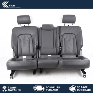 Sitze hinten Rücksitzbank Rücksitze Vollleder Schwarz Audi Q7 4L - Bild 1 von 5