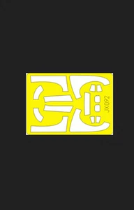 Eduard 1/32 Scale Mask for EF-2000 Typhoon Single Seater kit by Trumpeter JX092 - Picture 1 of 1