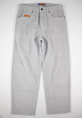 Empyre Relax Pants Men's 28x28 Corduroy Baggy Wide Leg Skater Gray - Image 1 of 4