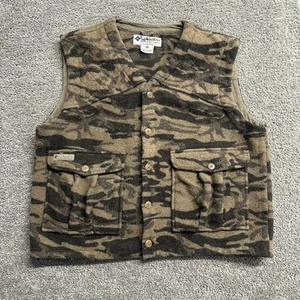 Columbia Gallatin Range Wool Blend Vest Outfitter Brown Camo XX-Large Hunting - Picture 1 of 13