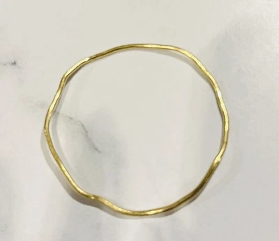 Brazalete brazalete de oro macizo de 22 quilates de forma libre — 9,8 g Foto 1 de 4