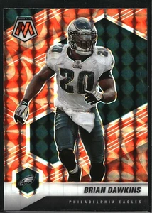 Panini Mosaic #161 2021 Brian Dawkins Prizm naranja reactivo - Imagen 1 de 2