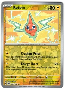 Rotom Reverse Holo 61/191 Pokemon SV: Surging Sparks - Imagen 1 de 1