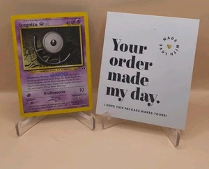 Icognito Neo Entdeckung  51/75 Deutsch, Bespielt - Pokemon TCG - Unknown German - Picture 1 of 7