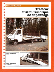 RENAULT MASTER / TRACTEUR DÉPANNAGE / LOHR HANGENBIETEN (67) FICHE - Photo 1/2
