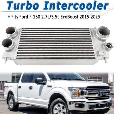 Aluminum Intercooler For 2015 2016 2017 2018 2019 Ford F-150 2.7L/3.5L EcoBoost - Image 1 of 4