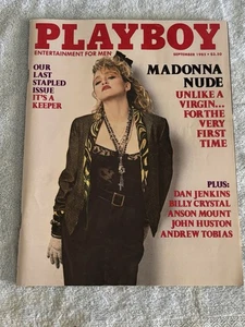 Playboy Magazine - September 1985 - Madonna Cover, NUDE - Last Staple Issue VG+ - Foto 1 di 1