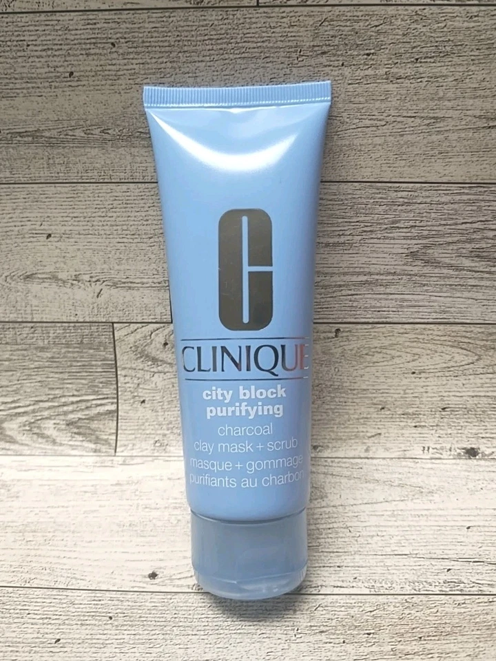 Clinique City Block Purifying Charcoal Clay Mask Scrub 15ml
