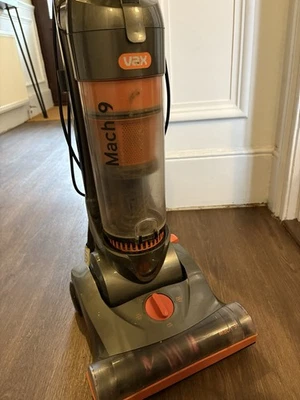 VAX Mach9 Model U88-M9-B 1200W Upright Vacuum Cleaner Grey And Orange Working - Image 1 of 4