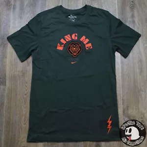 Camiseta Nike Dri Fit Lebron James King Me Bordada Verde Crew - Para Hombre Talla S - Imagen 1 de 6