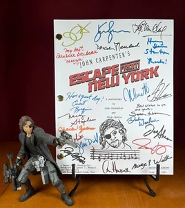 Escape From New York Script Signed- Autograph Reprints- 122 Pgs- Snake Plissken - Picture 1 of 7
