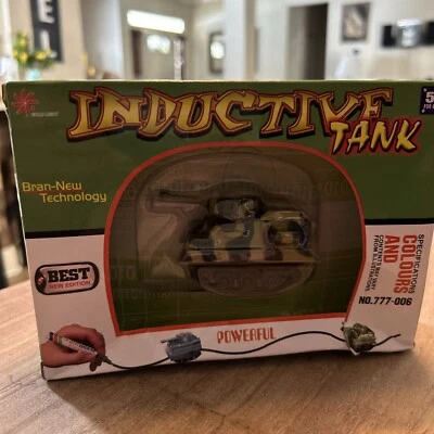 Inductive Toy Tank, Follows Drawn Marker Line, Learning Creativity--Camouflage - Image 1 of 4