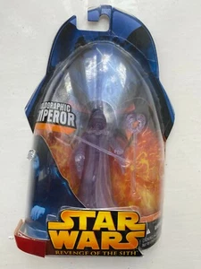 BNIB STAR WARS REVENGE OF THE SITH HOLOGRAPHIC EMPEROR PALPATINE HASBRO FIGURE - Picture 1 of 3