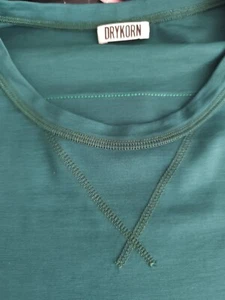 Sweatshirt Damen, Drykorn, Gr. L/42 Dkl.grün-apfelgrüne Streifen - Bild 1 von 6