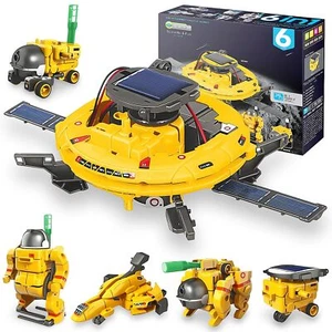 STEM Projects for Kids Ages 8-12 Solar Robot Kit 6-in-1 Space Toys for 10-Yea... - Picture 1 of 7
