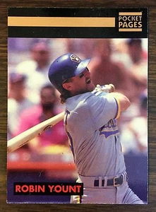 Tarjeta "gratuita" Pocket Pages #23 Robin Yount 1992 guía de precios insertar promoción F6017321 - Imagen 1 de 6