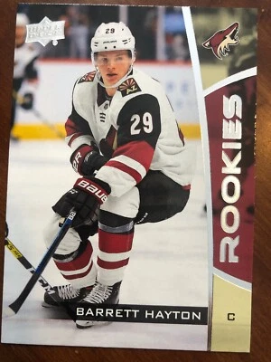 19-20 UD NHL Rookie Box Set 5 Barrett Hayton - Image 1 of 2