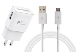 Home Charger OEM USB Cable Power Adapter Cord Wall AC Plug for Cell Phones - Picture 1 of 6