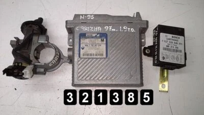 1997 MITSUBISHI CARISMA ECU SET HOM7700867274 R04080007D GENUINE - Image 1 of 4