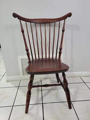 Silla auxiliar Winsor Nichols and Stone siglo XX caoba Foto 1 de 3