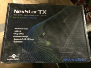 Vantec Nexstar 2.5-Inch Tx Sata to USB 2.0 External Hard Drive Enclosure NST-210 - Picture 1 of 2