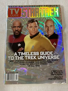 TV Guide Magazine 2002 35th Anniv Tribute Star Trek Special Holographic Cover - Imagen 1 de 9