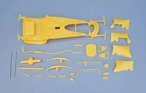 AMT 1/25 1941 PLYMOUTH COUPE COCA-COLA CHASSIS AND RELATED PARTS - Picture 1 of 3