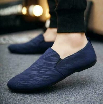 Mens Driving Moccasins Casual Faux Leather Pumps Slip On Loafers Flat Shoes - Image 1 of 4