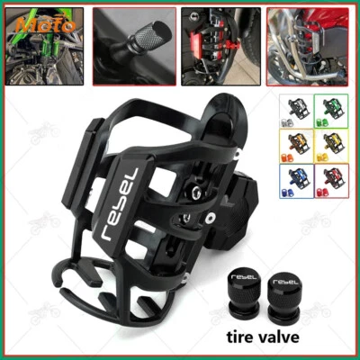 Beverage Water Bottle Drink Cup Holder Mount For HONDA Rebel CMX 250 1000 1100 - Image 1 of 4