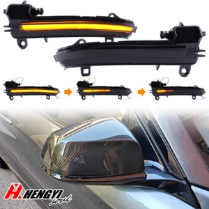 Frecce LED Specchietti Laterali PER BMW SERIE 3 F30 F31 2012-2017 LUCE LED Nero - Afbeelding 1 van 10