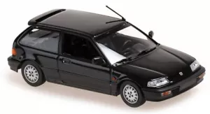 Honda Civic 1990 Black 'Maxichamps' Edition 1:43 MINICHAMPS 940161501 - Foto 1 di 1