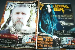 GREEK METAL HAMMER MAG 05/2012 1BURZUM1 FIREWIND - Picture 1 of 1