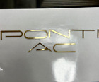 Pontiac FireBird/Trans Am 1993-2002 Rear Bumper ABS Letters Inserts Gold
