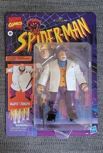 Marvel Legends Retro Hasbro Kingpin MEGA Action Figure Spider-Man Animated - Picture 1 of 1