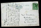 Paulton, Somerset 1914 postmark on a Plymouth postcard to Saunders / Clutton