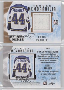 2016-17 Leaf ITG Heroes & Prospects Heroes Memorabilia Chris Pronger #HM-10 HOF