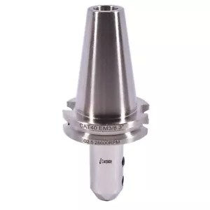 Nuovo 1pz cat40 3/8""x3,0"" portautensili mulino terminale g2,5 25000 giri/min fresatura 0,0001 - Foto 1 di 5