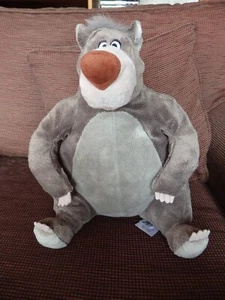 DISNEY STORE LARGE BALOO BEAR ( THE JUNGLE BOOK) PLUSH - Picture 1 of 9