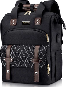 Kuosdaz Laptop Backpack for Women, 15.6 Inch Work Bag, School Backpack for Teen - Picture 1 of 12