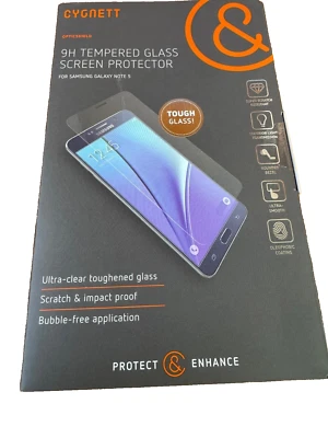 Закаленное первоклассное стекло-протектор экрана Cygnett 9H для Samsung Galaxy Note 5 - Изображение 1 из 2