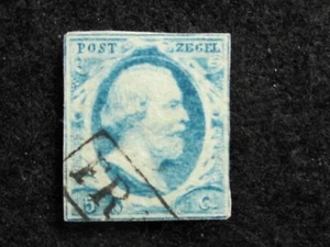 NETHERLANDS - SCOTT# 1 - USED - CAT VAL $35.00 - Picture 1 of 2