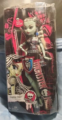 Monster High -Frankie Stein-Frightfully Tall Ghouls-Extra Tall 18" Doll "ROUGH" - Image 1 of 4