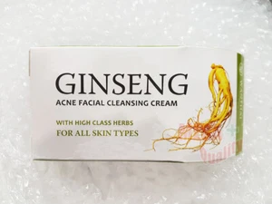 GINSENG ACNE FACIAL CLEANSING CREAM WITH HIGH CLASS HERBS FOR ALL SKIN TYPE 20g - Picture 1 of 2