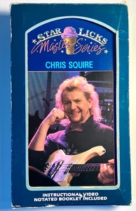 CHRIS SQUIRE of YES Electric Bass Guitar Lessons VHS Star Licks includes Booklet - Picture 1 of 3