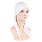 Pre-Tied Women Muslim Hijab Strech Inner Hat Chemo Cap Turban Hair Loss Headwear