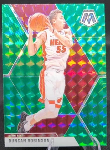 2019-20 Panini Mosaic Green Prizm Duncan Robinson #170 Miami Heat - Imagen 1 de 2