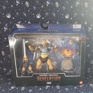 Masters Of The Universe Revelation Faker He-Man Netflix Masterverse MOTU New NIB - Picture 1 of 10